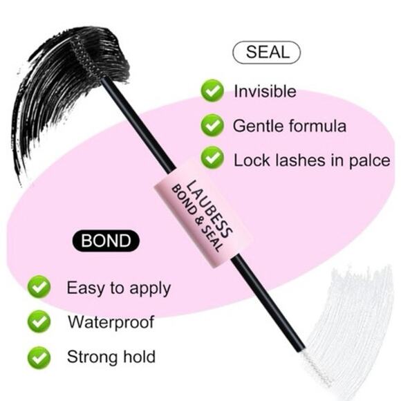 LAUBESS LASH Lash Extension Kit 20D+40D Lash Clusters/Lash Bond Seal/Tweezers - Picture 4 of 9